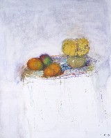 Mangues et bouquet d'immortelles